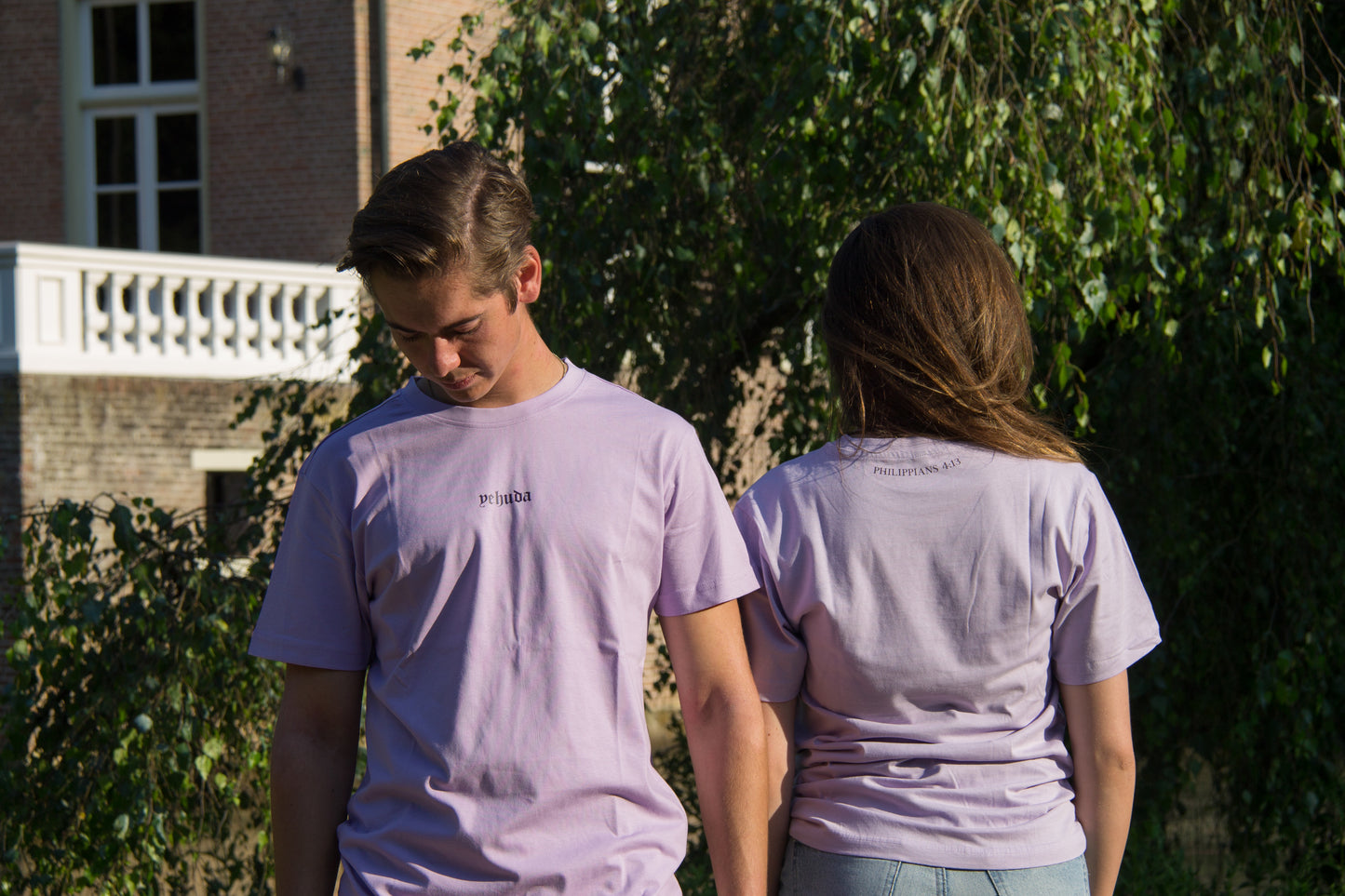 Philippians 4:13 - T-shirt (Lila Purple x Purple)