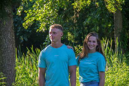 Philippians 4:13 - T-shirt (Beryl Blue)