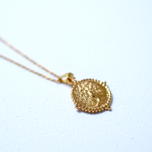 Yehuda Wear ketting: The Tree of Life (goud)
