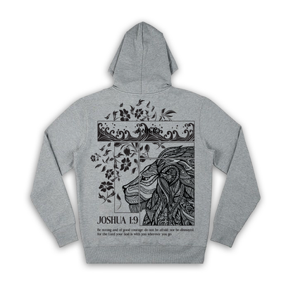 Premium Unisex Hoodie - Joshua 1:9 (Grey)