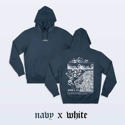 Premium Unisex Hoodie - Joshua 1:9 (Navy Blue)