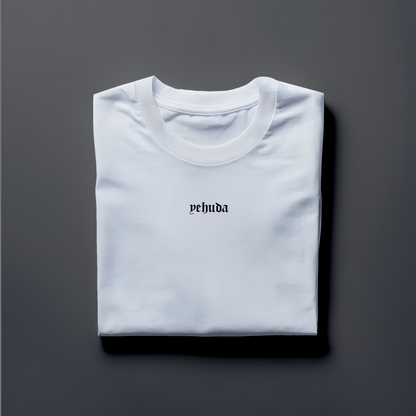 The unisex long sleeves Tee; For God - John 3:16 (White x Black)