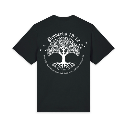 The Tree of Life - Relaxed Oversized Tee (Black)